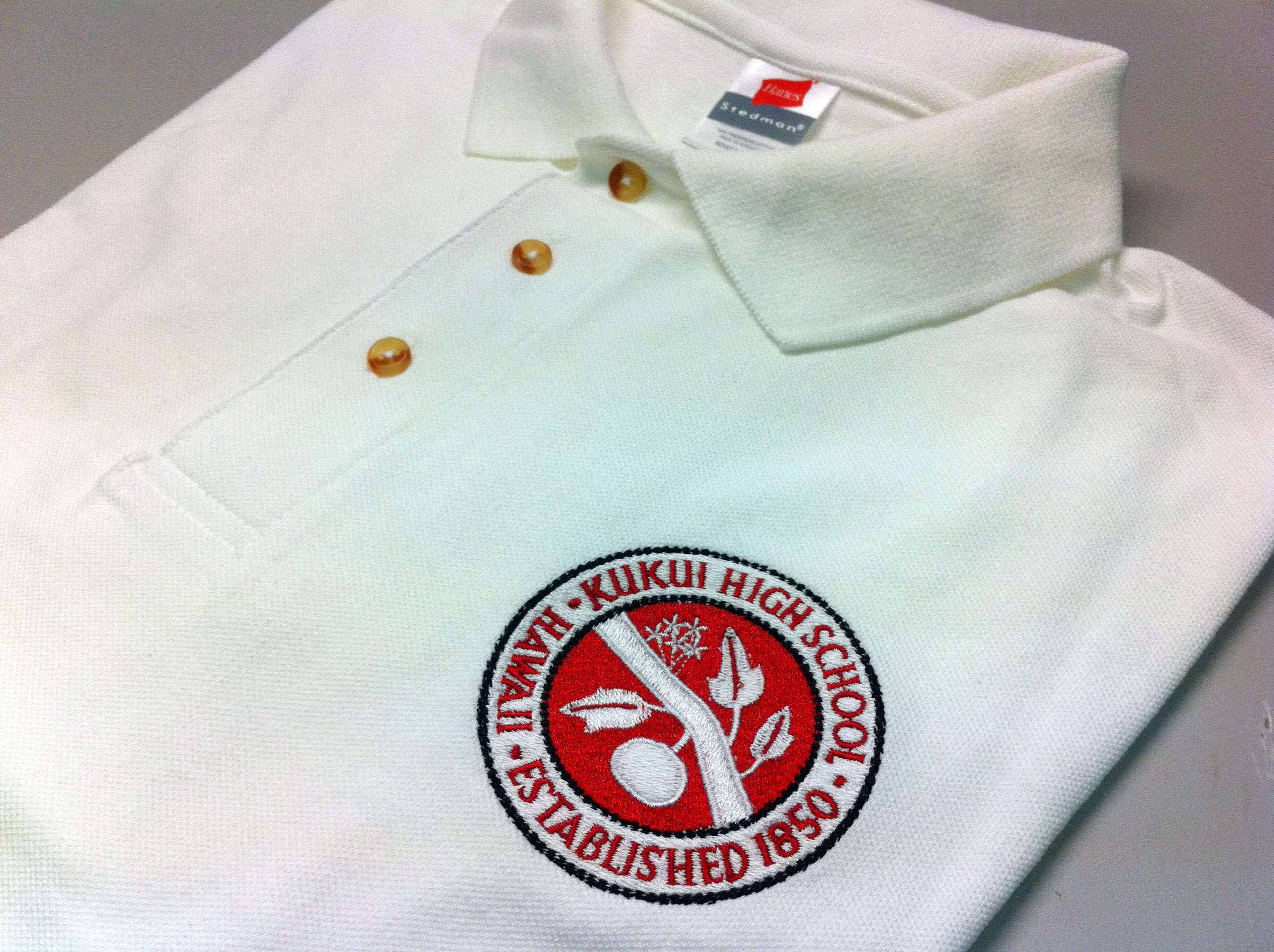 embroidered logo shirts